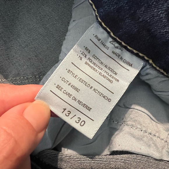 Women’s KanCan Denim Blue Jean Pants Size 13/30 Dark Wash NWT - Picture 8 of 8